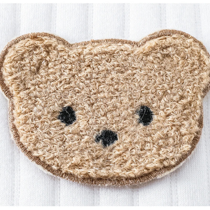 Autumn Winter New Long Sleeve Body Suit & One Piece Thick Bear Romper Baby Clothes Infant Girls Coat Cotton Jumpsuit 0-1Y