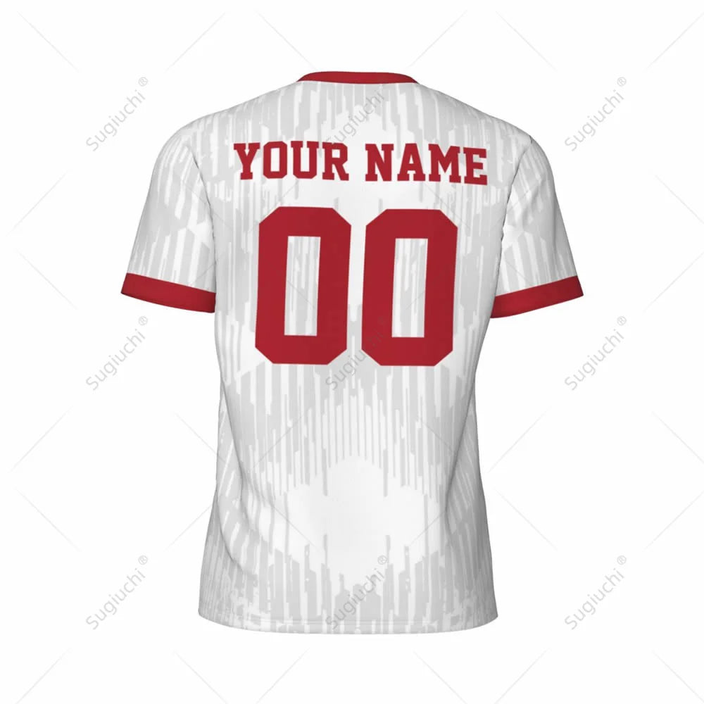 Sports Mesh T-shirt Albania Flag For Running Bike Soccer Tennis Football Fitness Tees 3D Printed Custom