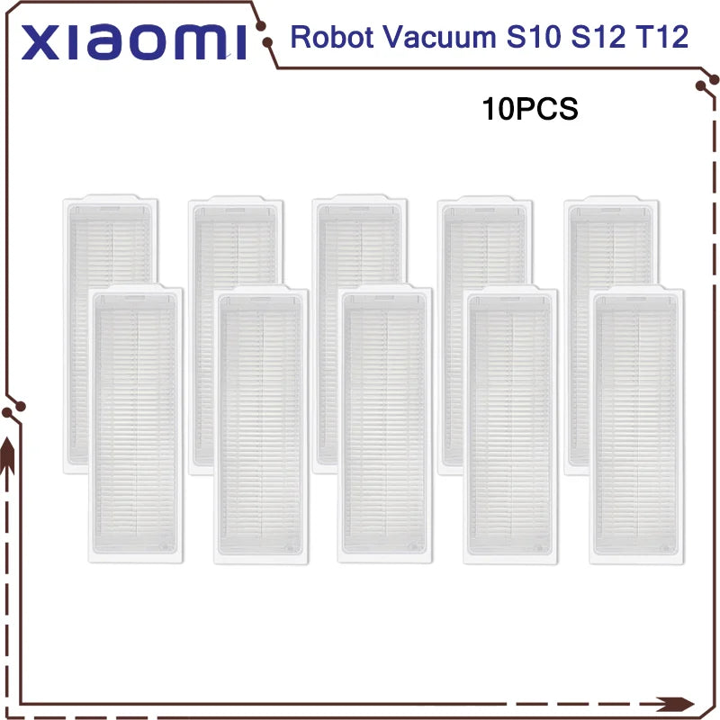 Compatible For Xiaomi Robot Vacuum S10 S12 T12 B106GL/ Mop 2S XMSTJQR2S / 3C B106CN Parts Accessories Main Side Brush Filter Mop