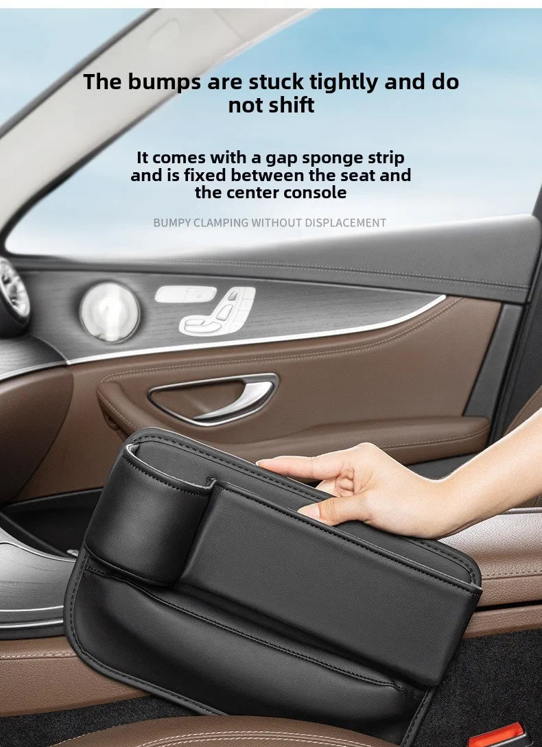 Car Seat Gap Filler Multifunction Organizer Storage Box Key Card with Cup Phone Holder New Universal Pocket Interior Accessories