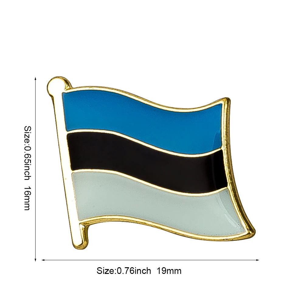 Flag Laple Pin Badge Brooch Albania Algeria Montenegro U.A.E. Oman Azerbaijan Ethiopia Ireland Estonia Andorra Austria Australia