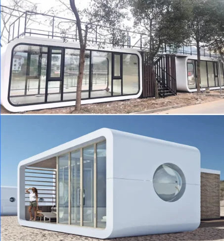 Seismic resistance Prefab Container Villa House,Safety Building automation control Modular,Cabin Sapce Capsule House