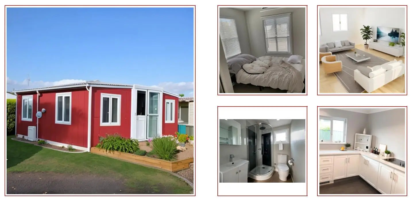 20ft Folding Expandable Container House 3 Bedroom Prefabrication Tiny Room Modular BathRoom 40Ft Prefab