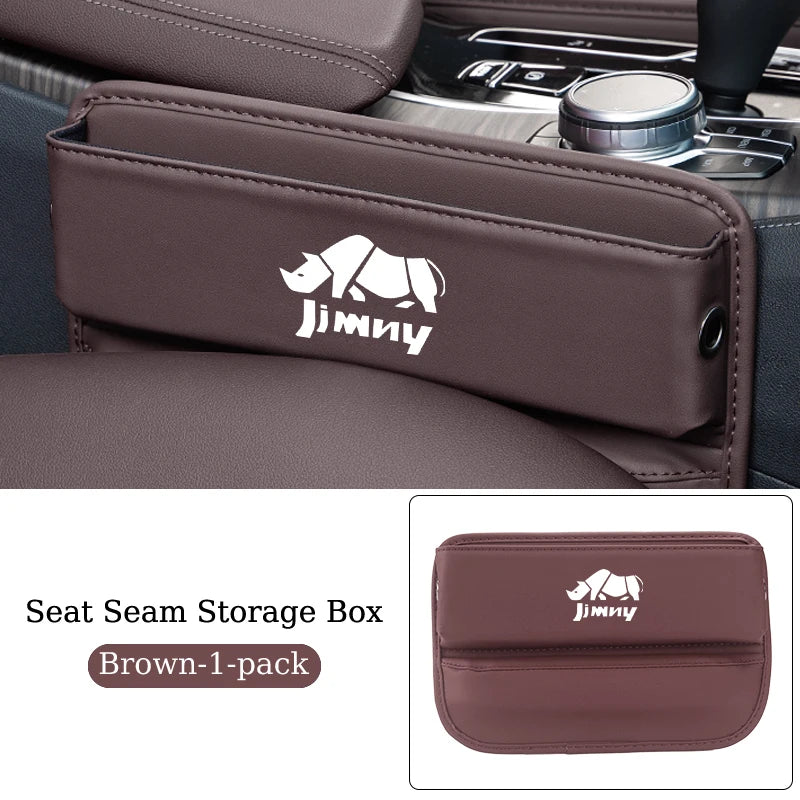Car Seat Seam Organiser Console Side Pocket Storage Bag Phone Holder For Suzuki Grand Vitara SX4 Swift Jimny Kizashi Liana