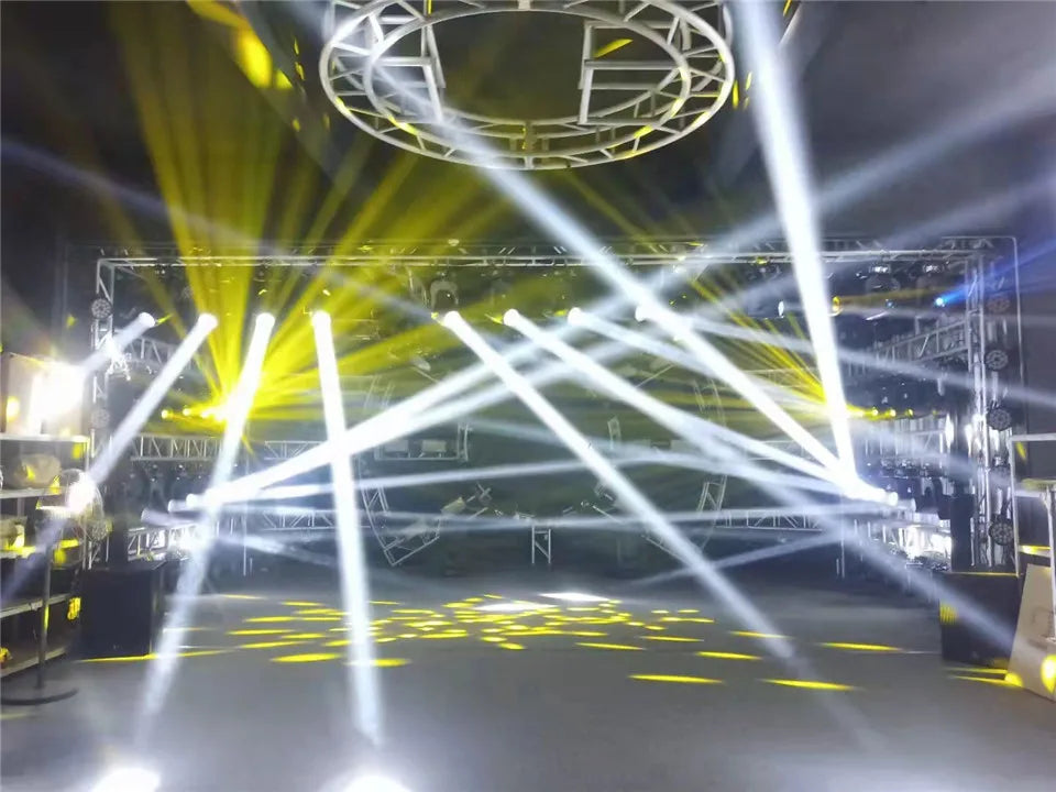 2PCS Lyre Sharpy LED Beam + Wash Mobile Lighting Equipment, DMX for NightClub, Dj Chang Party, Bar, 4 in1, Zoom, RGBW, 7x40W