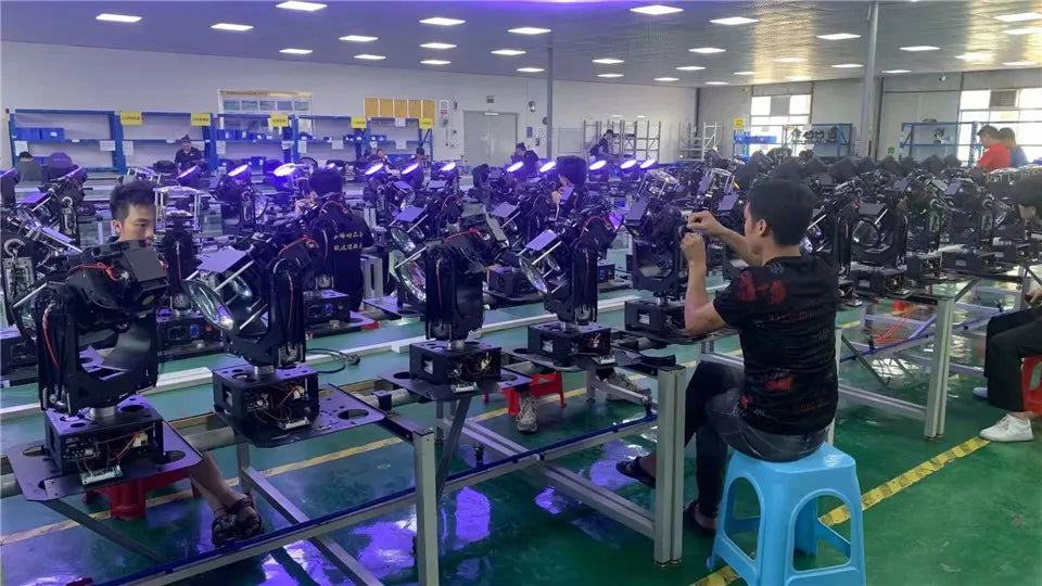 2PCS Lyre Sharpy LED Beam + Wash Mobile Lighting Equipment, DMX for NightClub, Dj Chang Party, Bar, 4 in1, Zoom, RGBW, 7x40W