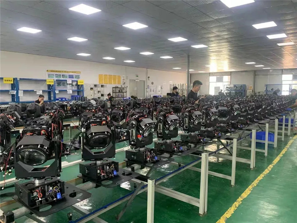 2PCS Lyre Sharpy LED Beam + Wash Mobile Lighting Equipment, DMX for NightClub, Dj Chang Party, Bar, 4 in1, Zoom, RGBW, 7x40W