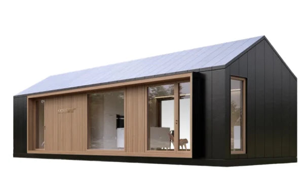 Prefab Container Sunroom Houses, Green Modular Tiny Box Shopping Booth, Mobile Prefab Glass Container House
