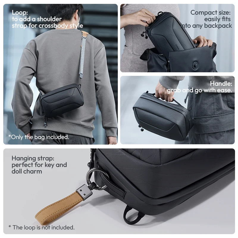 Ulanzi BT02 Storage Bag for Travel for ID Card Phone Makeup brush Charger Mouse Passport Toiletry Bag Polyester Waterproof Bag