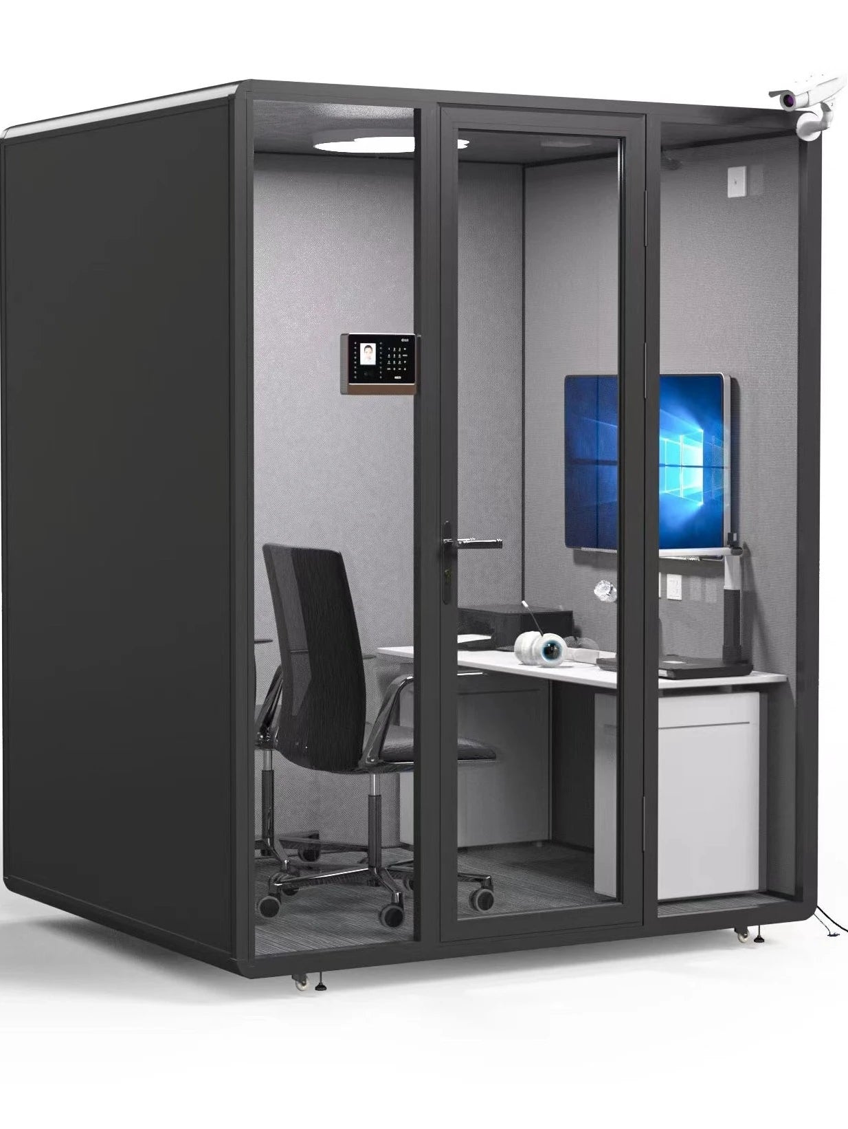 Prefab house luxury 4 person office pod fast assemble silent conference room Individual pod with CE