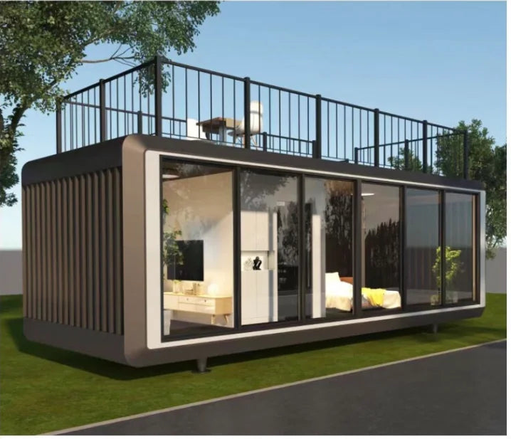 Seismic earthquake Proof Container House, Modern Home, Prefab Home Stay, Prefabricated Hotel Container