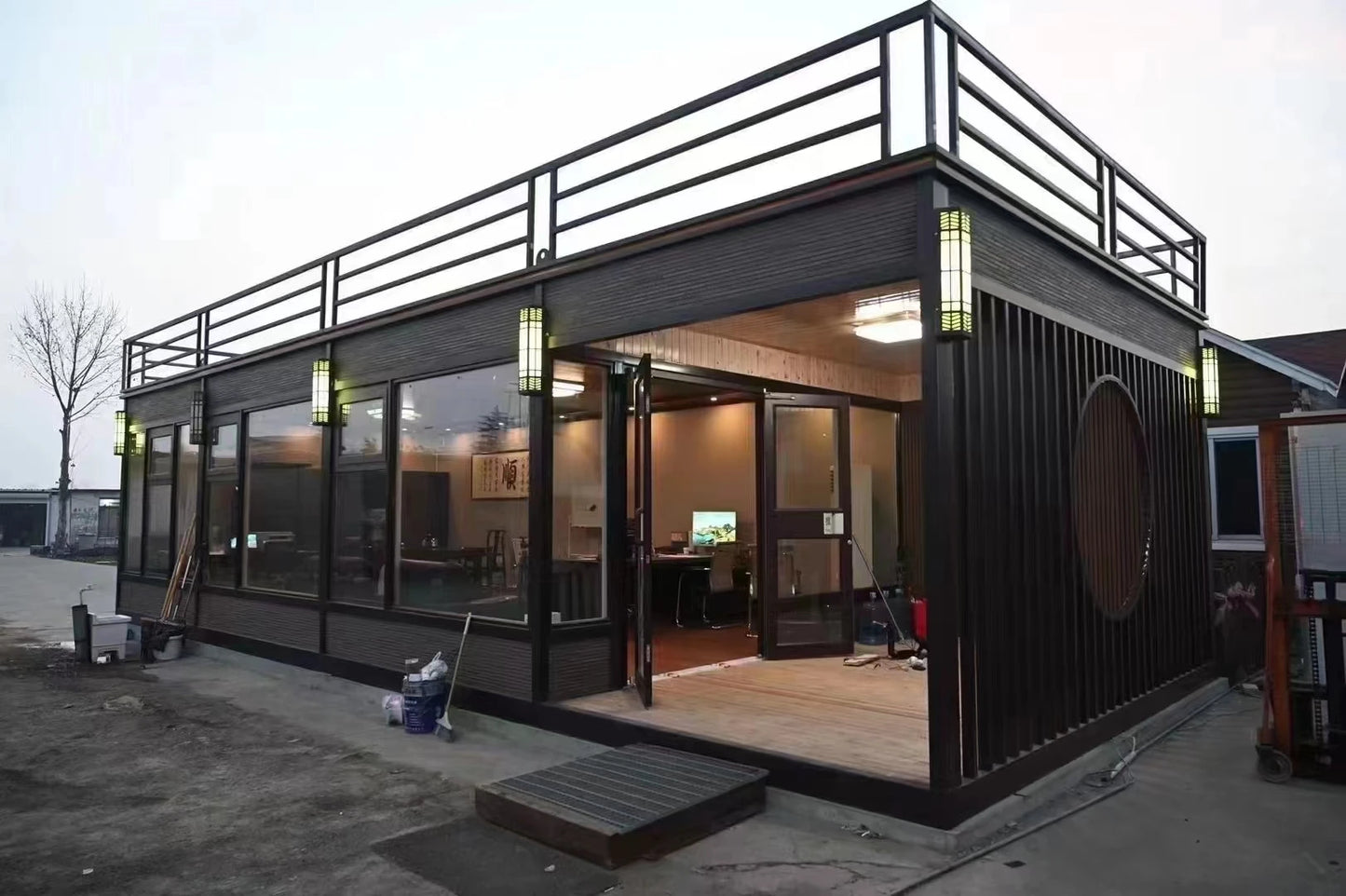 Prefabricated IOT Building automation control Modular for Homestay Capsule Space Carbin Room Prefab Tiny Mobile Smart home villa