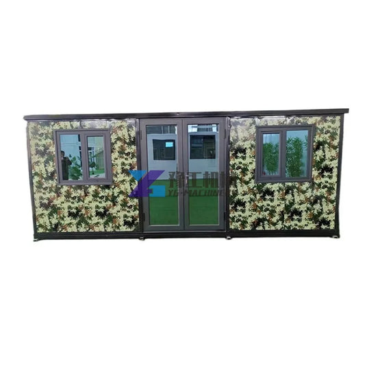 Luxury Folding Prefab Luxury Villa Prefabricated Foldable Mobile Modular Home 20Ft Expandable Container House