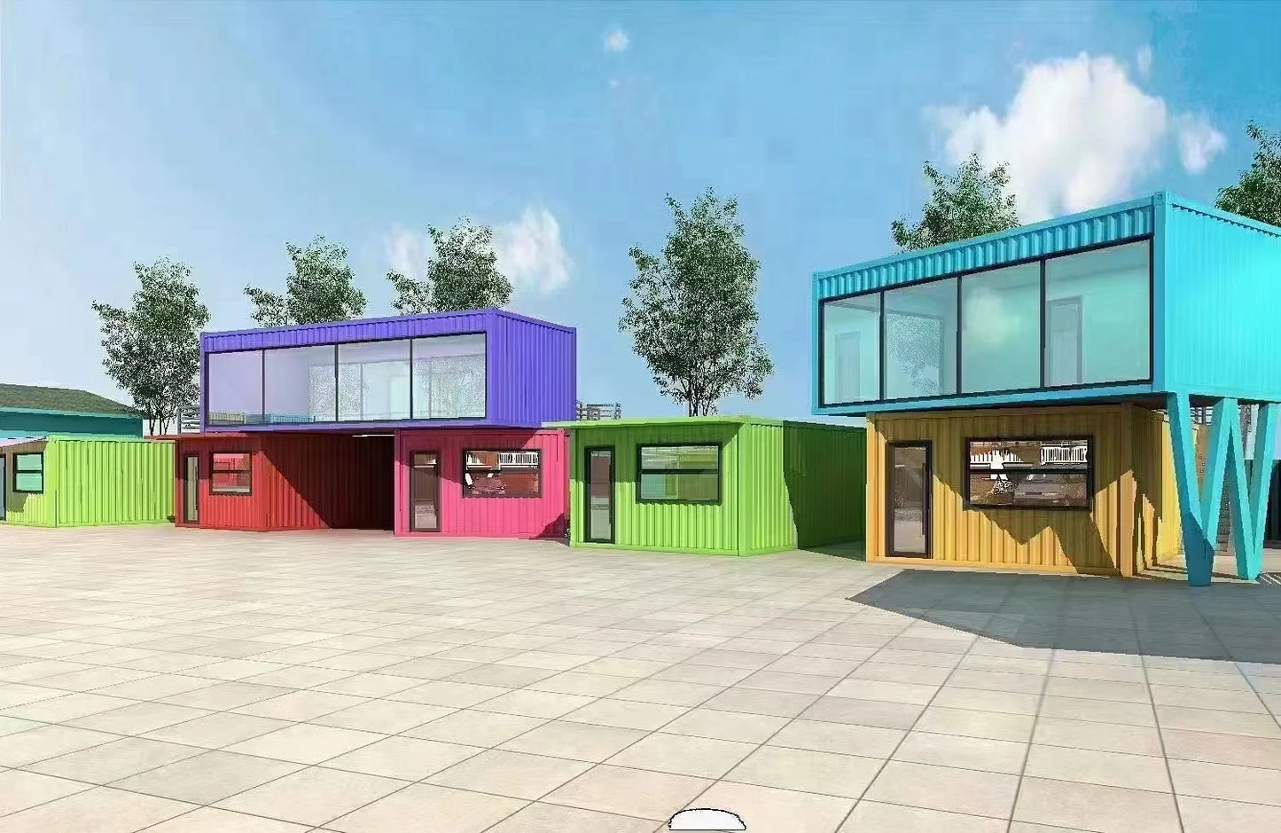 Prefabricated IOT Building automation control Modular for Homestay Capsule Space Carbin Room Prefab Tiny Mobile Smart home villa