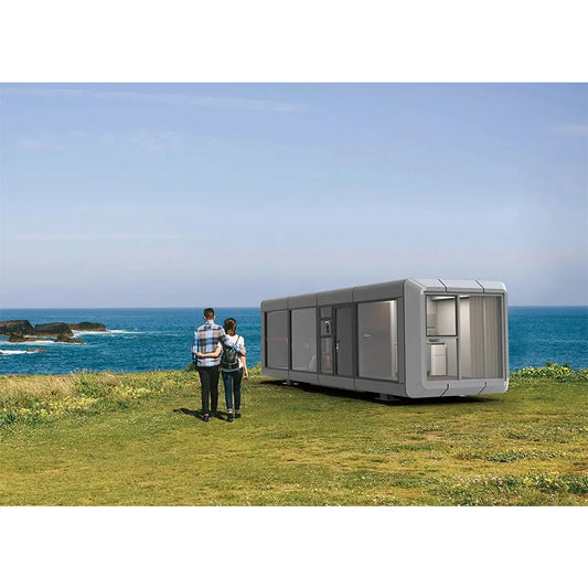 Factory Customize Space Capsule House/Commercial/Office/Leisure Club/Modular Prefae Tea Room/Seaside Holiday Prefabricated House