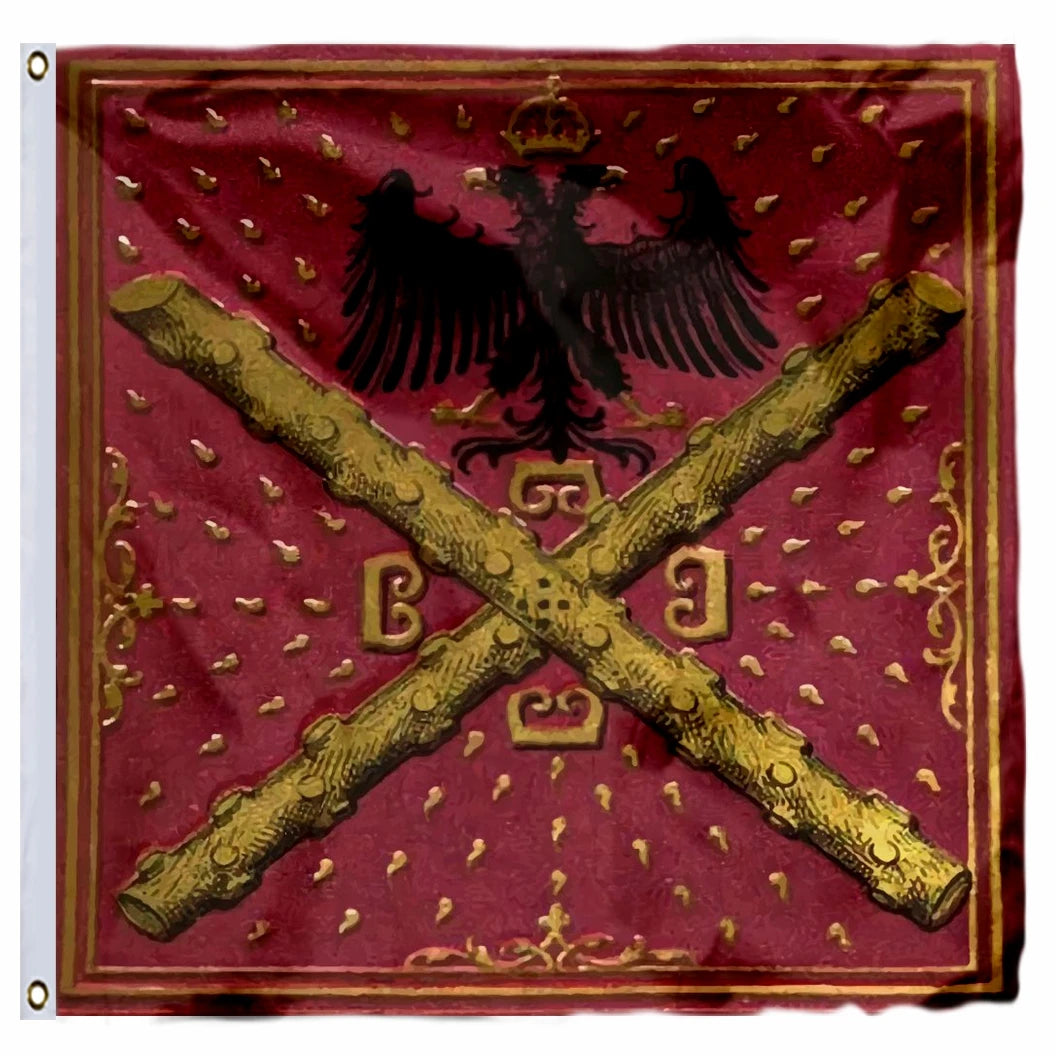 Albania Variation Albanian Royal Army Flag Mercurio Bua 4x4ft Princess House Wied 120x120cm Mahmut Pasha Bushatli 1769 Banner