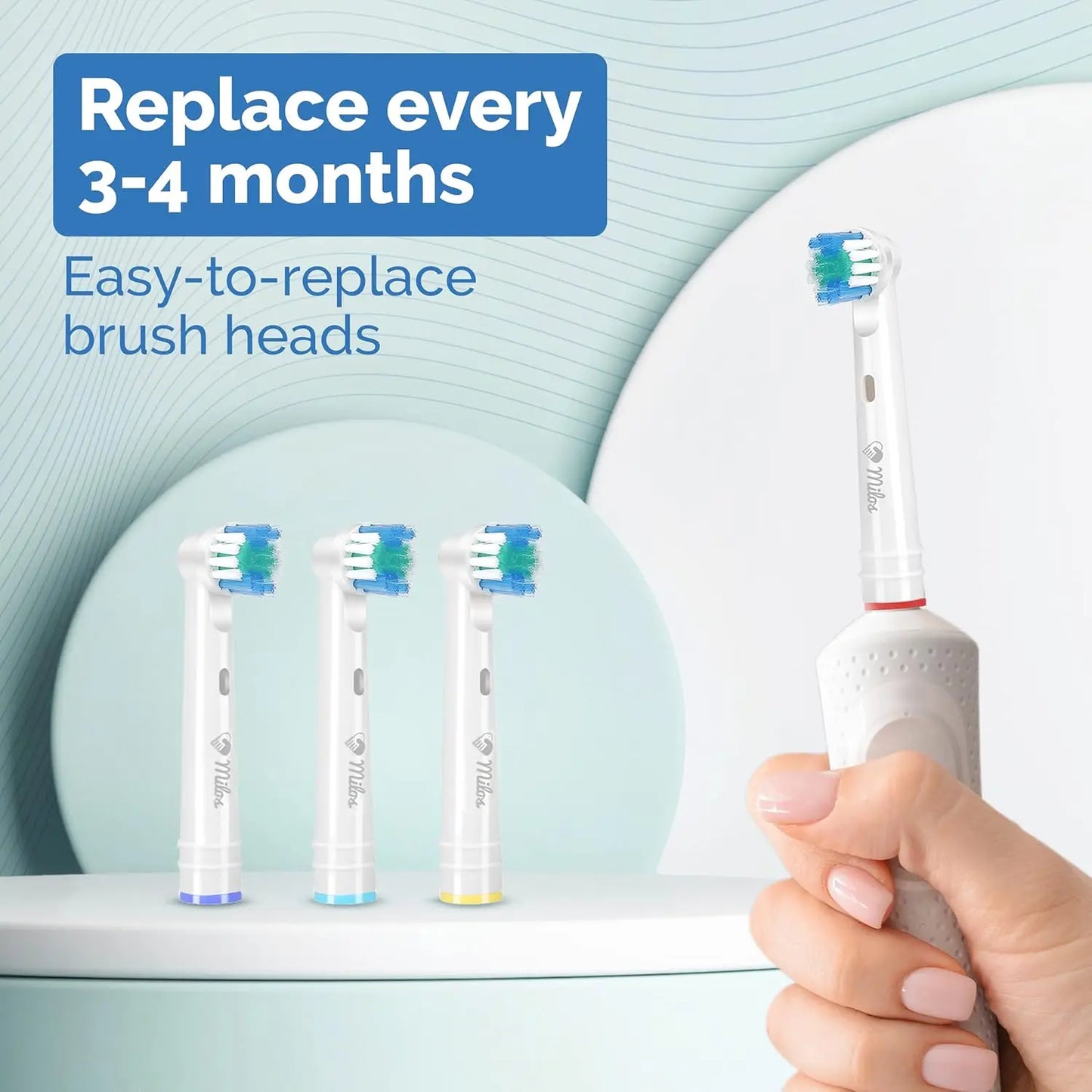 Electric Toothbrush Replacement Tooth Brush Heads for Oral B Sonic Electric Toothbrush Cleaning Tooth Brush Heads