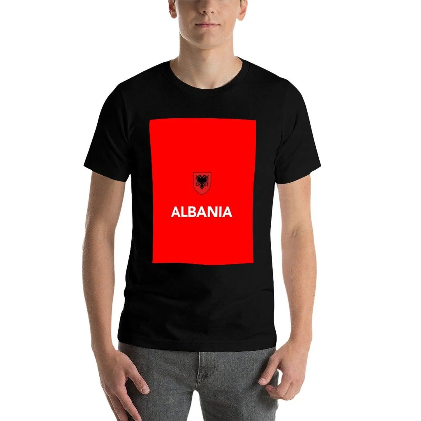 Albania Albanian Football Soccer T-Shirt Aesthetic clothing vintage anime shirt men clothes