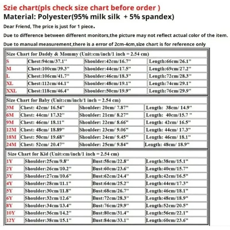 Christmas Holiday Casual Family Set Christmas Hat&family 2024 Print Family Matching Outfits Christmas Party Short Sleeve Clothes