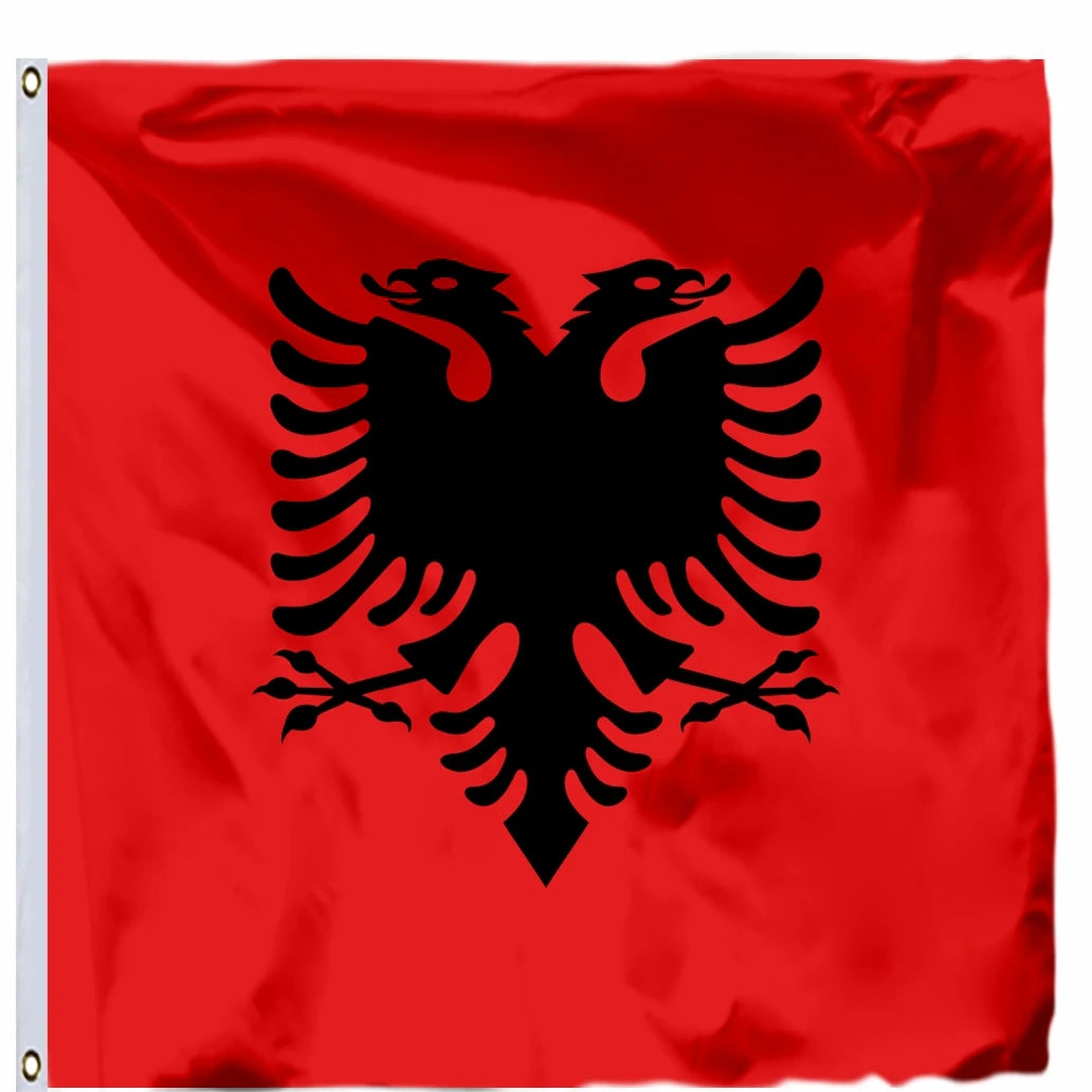 Albania Variation Albanian Royal Army Flag Mercurio Bua 4x4ft Princess House Wied 120x120cm Mahmut Pasha Bushatli 1769 Banner