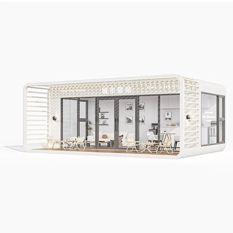 Luxury Portable Mobile Hotel Home Stay Resort Building modular Prefab House Building automation