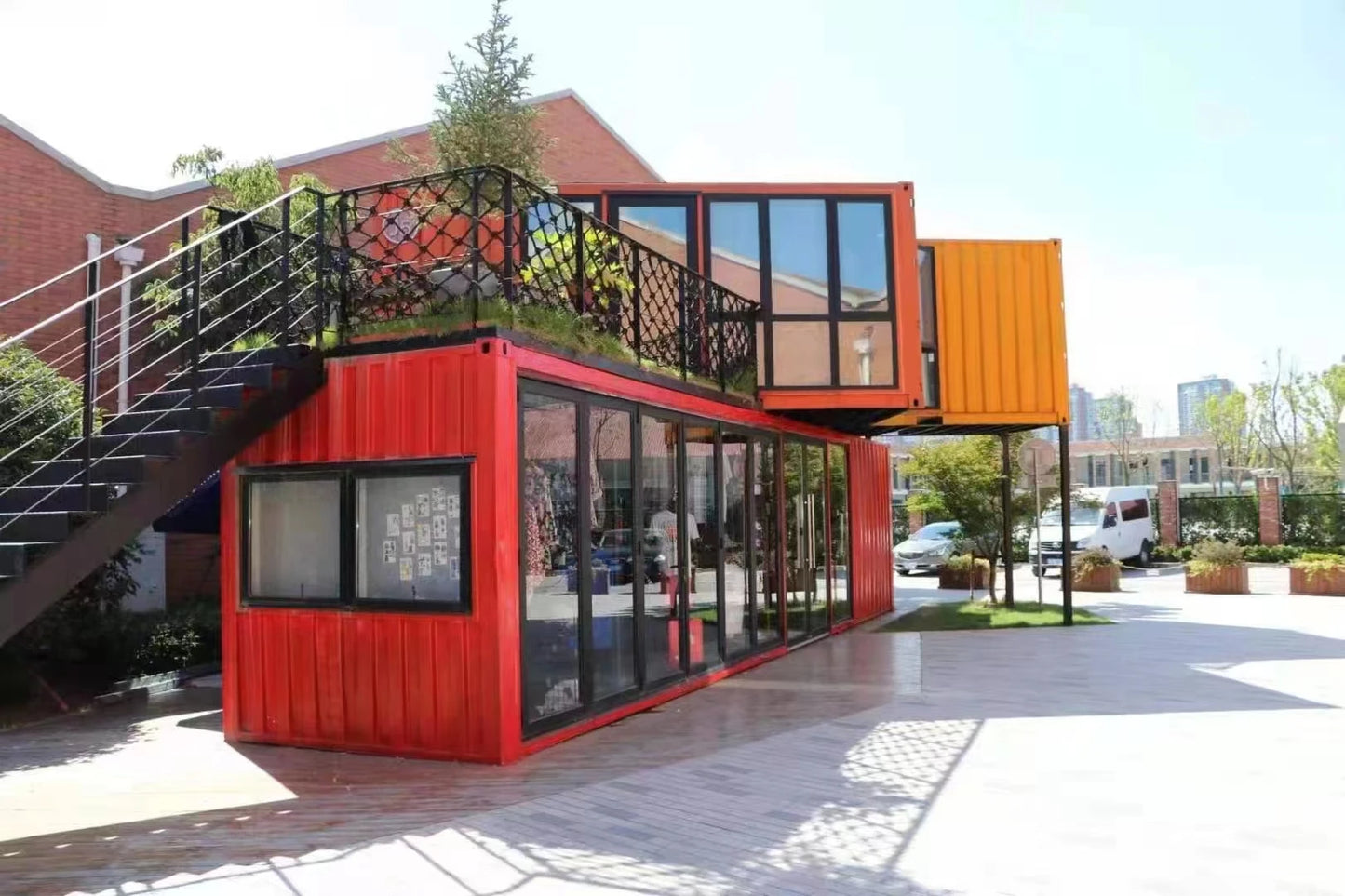 luxury modern prefab 2 3 4 bedroom house china prefabricated flat pack living container home