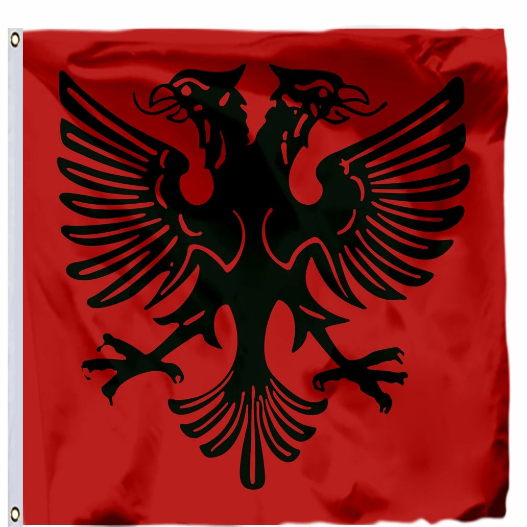 Albania Variation Albanian Royal Army Flag Mercurio Bua 4x4ft Princess House Wied 120x120cm Mahmut Pasha Bushatli 1769 Banner