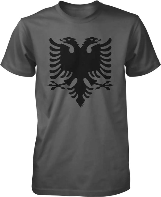 Albania Double Headed Eagle Men's T shirt HOOD_02049