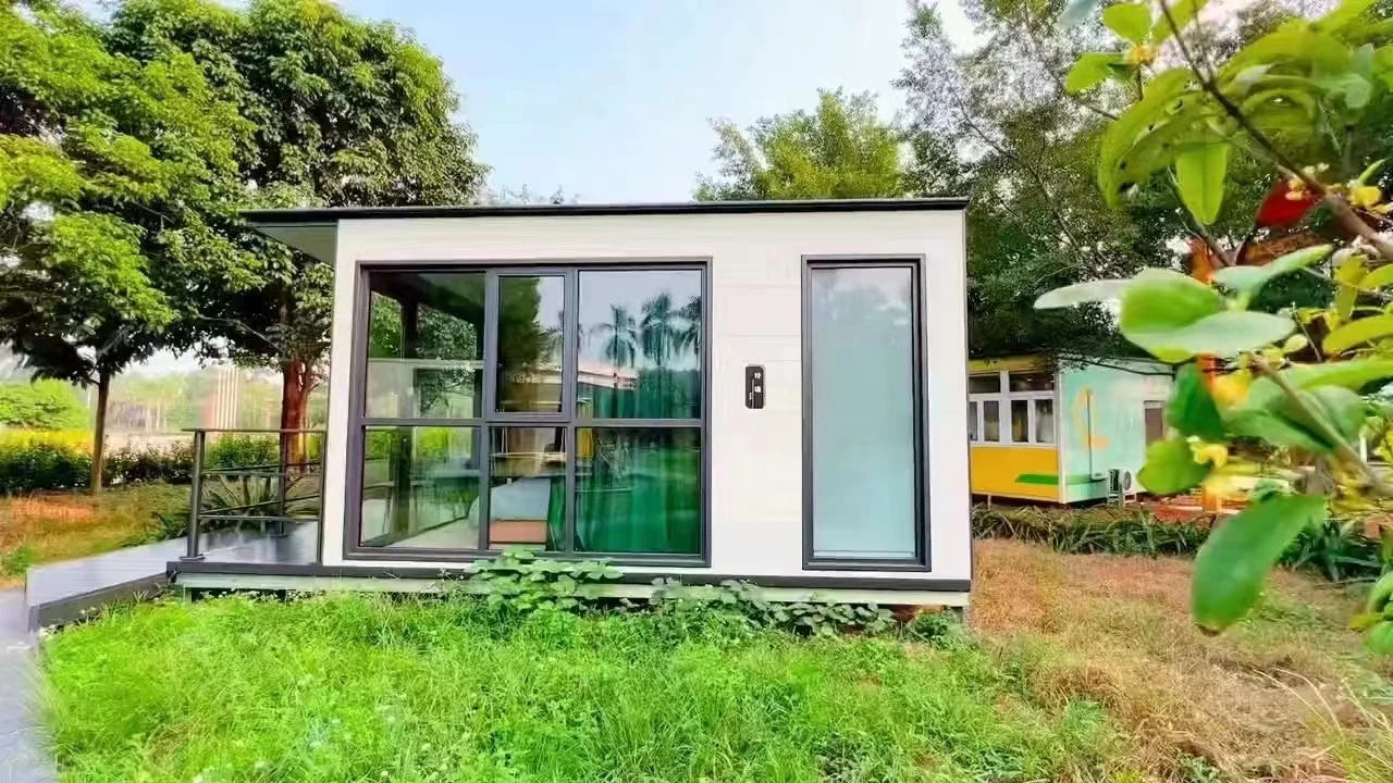 Prefabricated IOT Building automation control Modular for Homestay Capsule Space Carbin Room Prefab Tiny Mobile Smart home villa