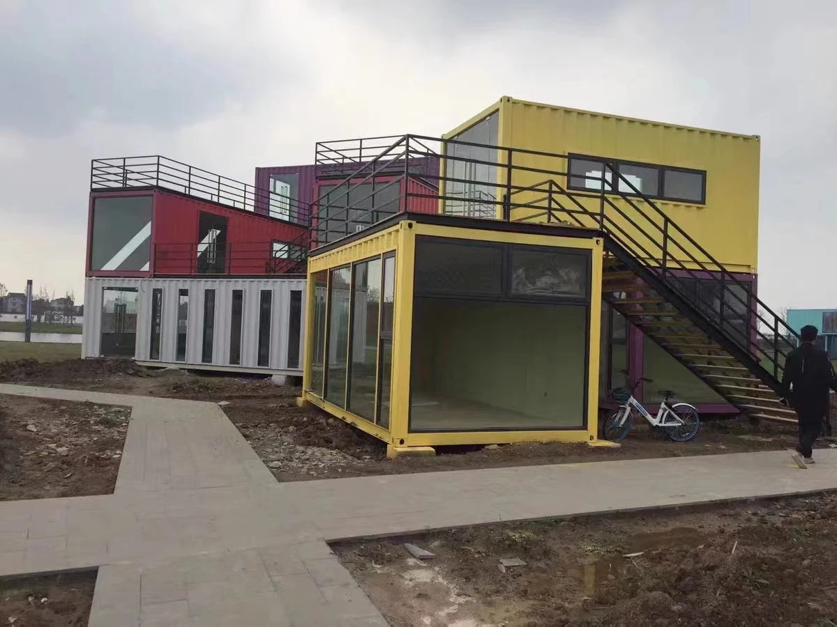 Prefabricated IOT Building automation control Modular for Homestay Capsule Space Carbin Room Prefab Tiny Mobile Smart home villa