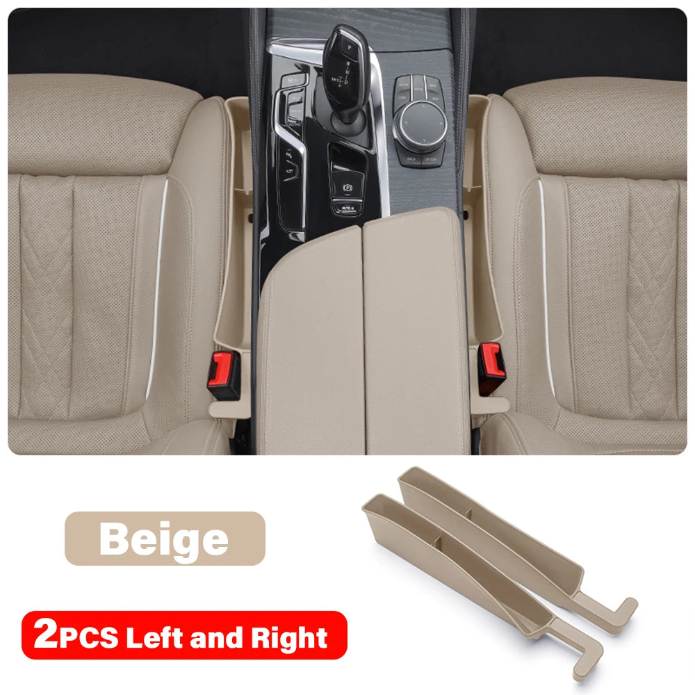 Car Seat Gap Anti-drop Storage Box Auto Lipstick Phone Cigarette Organizer Box Accessories For Nissan Qashqai J11  Xtrail Patrol