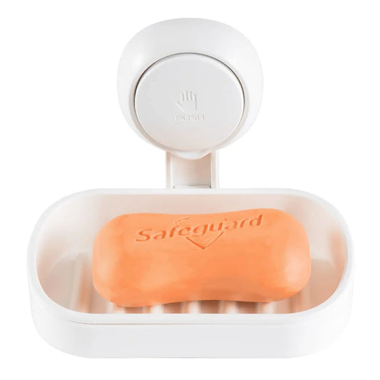TAILI Soap Dish for Shower Waterproof Shower Soap Holder Heavy Duty Soap Dish No Drilling Soap Holder for Bathroom Kitchen Sink