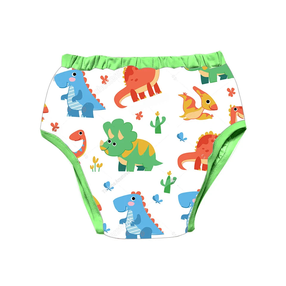 Waterproof Adult Baby Traning Pants DDLG Reusable Nappies Adult Aloth Diaper Potty Underweaer Panties With Milk Bottle Pattern