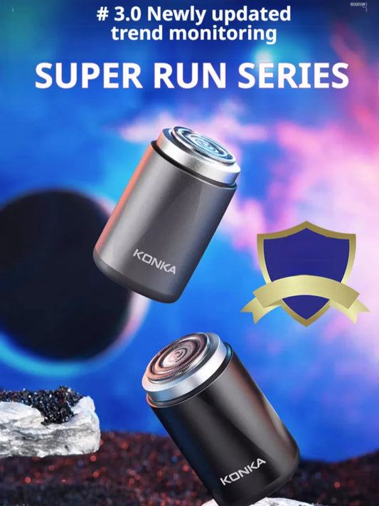 Men's Pocket Portable Mini Razor Travel Portable Full Body Wash Electric Head Sharpening Razor USB Recharge for Men