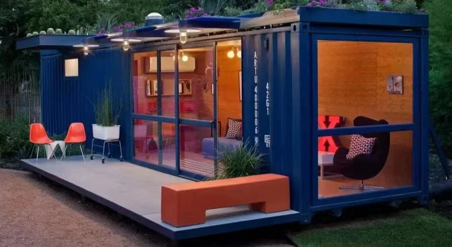 luxury modern prefab 2 3 4 bedroom house china prefabricated flat pack living container home