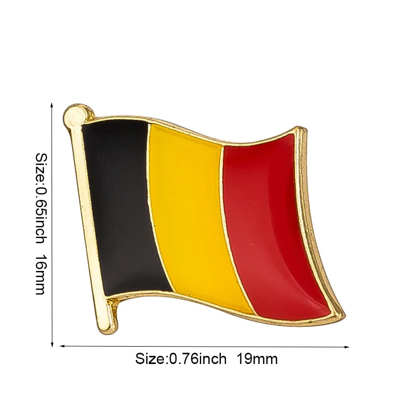 Flag Laple Pin Badge Brooch Albania Algeria Montenegro U.A.E. Oman Azerbaijan Ethiopia Ireland Estonia Andorra Austria Australia