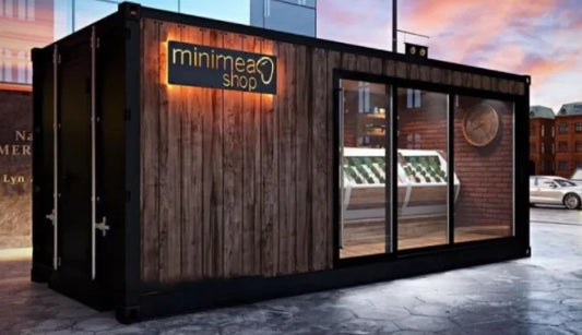 Prefab Container Sunroom Houses, Green Modular Tiny Box Shopping Booth, Mobile Prefab Glass Container House