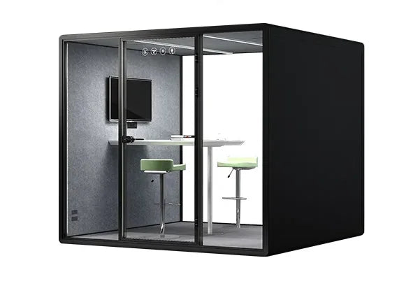 Prefab house luxury 4 person office pod fast assemble silent conference room Individual pod with CE