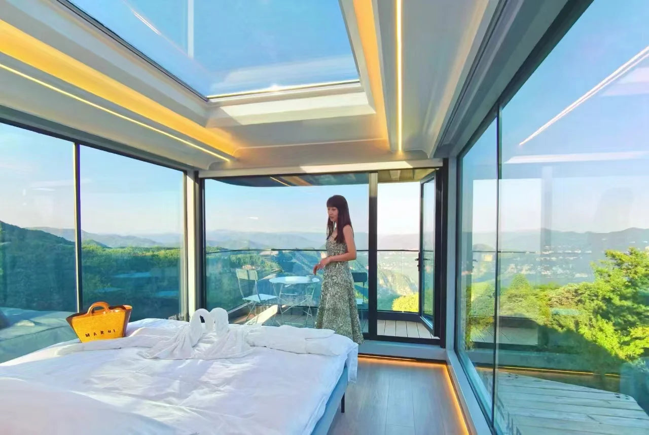 Seismic earthquake Proof Container House, Modern Home, Prefab Home Stay, Prefabricated Hotel Container