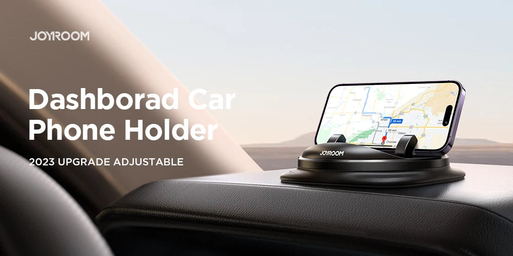 Joyroom Universal Dashboard Car Phone Holder Upgraded Reusable Silicone Phone Mount for Car Dash Anti-Slip Pad Mat Phone Holder